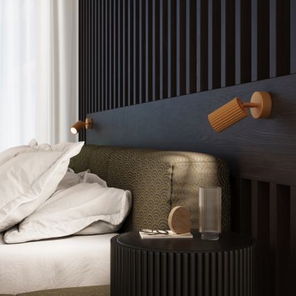 Seinäkohdevalo KARBON 1xGU10/10W/230V kulta