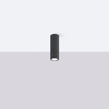 Kohdevalo KARBON 1xGU10/10W/230V 20 cm musta