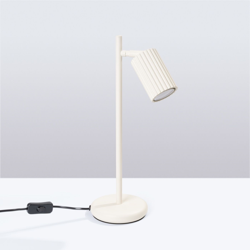 Pöytävalaisin KARBON 1xGU10/10W/230V kerma