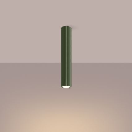 Kohdevalo KARBON 1xGU10/10W/230V 40 cm vihreä