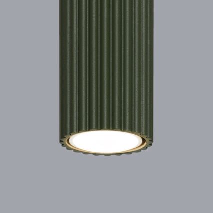 Kohdevalo KARBON 1xGU10/10W/230V 60 cm vihreä