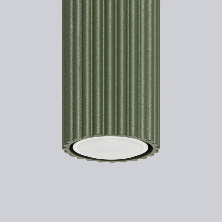 Kohdevalo KARBON 1xGU10/10W/230V 60 cm vihreä