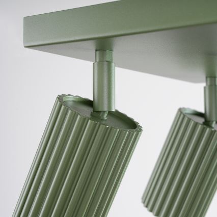 Kohdevalo KARBON 4xGU10/10W/230V vihreä