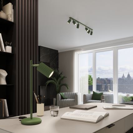 Pöytävalaisin KARBON 1xGU10/10W/230V vihreä