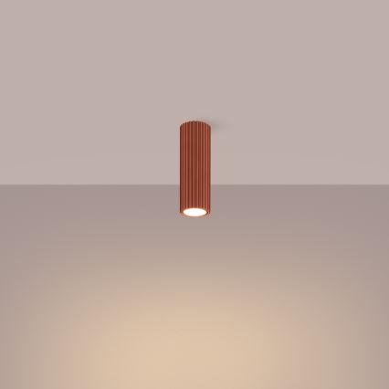 Kohdevalo KARBON 1xGU10/10W/230V 20 cm punainen