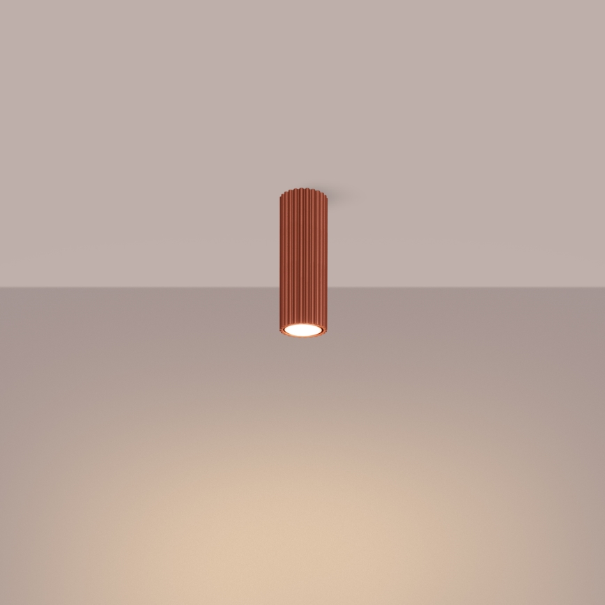 Kohdevalo KARBON 1xGU10/10W/230V 20 cm punainen