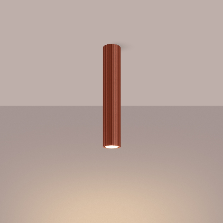 Kohdevalo KARBON 1xGU10/10W/230V 40 cm punainen