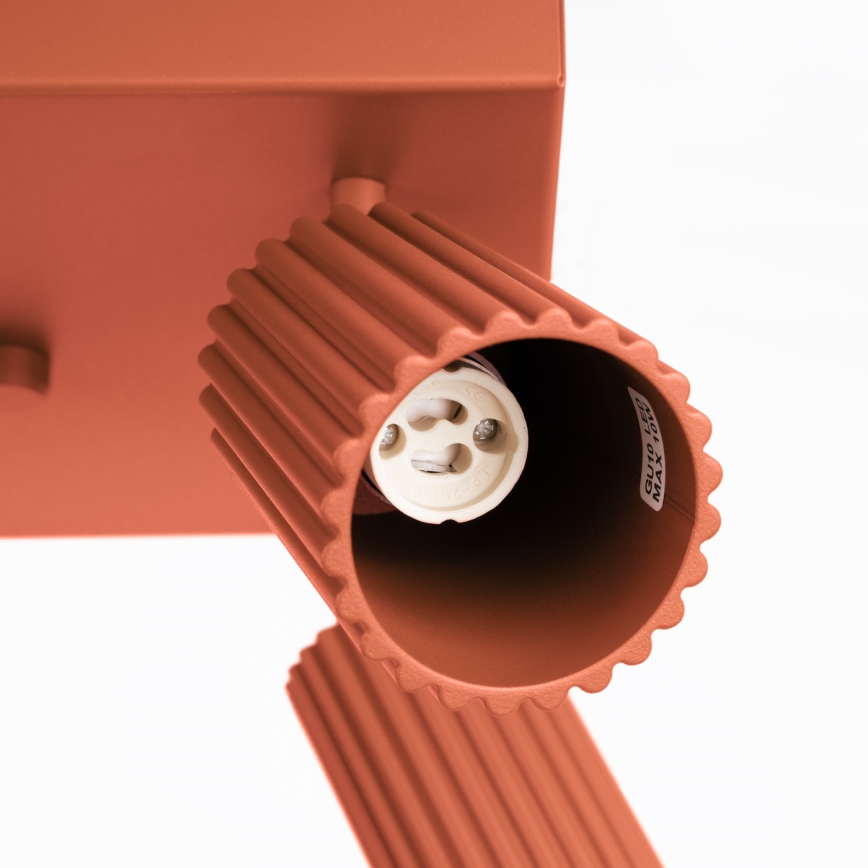 Kohdevalo KARBON 4xGU10/10W/230V punainen