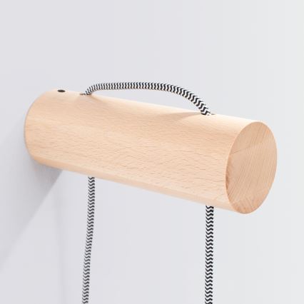 Seinävalaisin NIMBI 1xE27/15W/230V pyökki