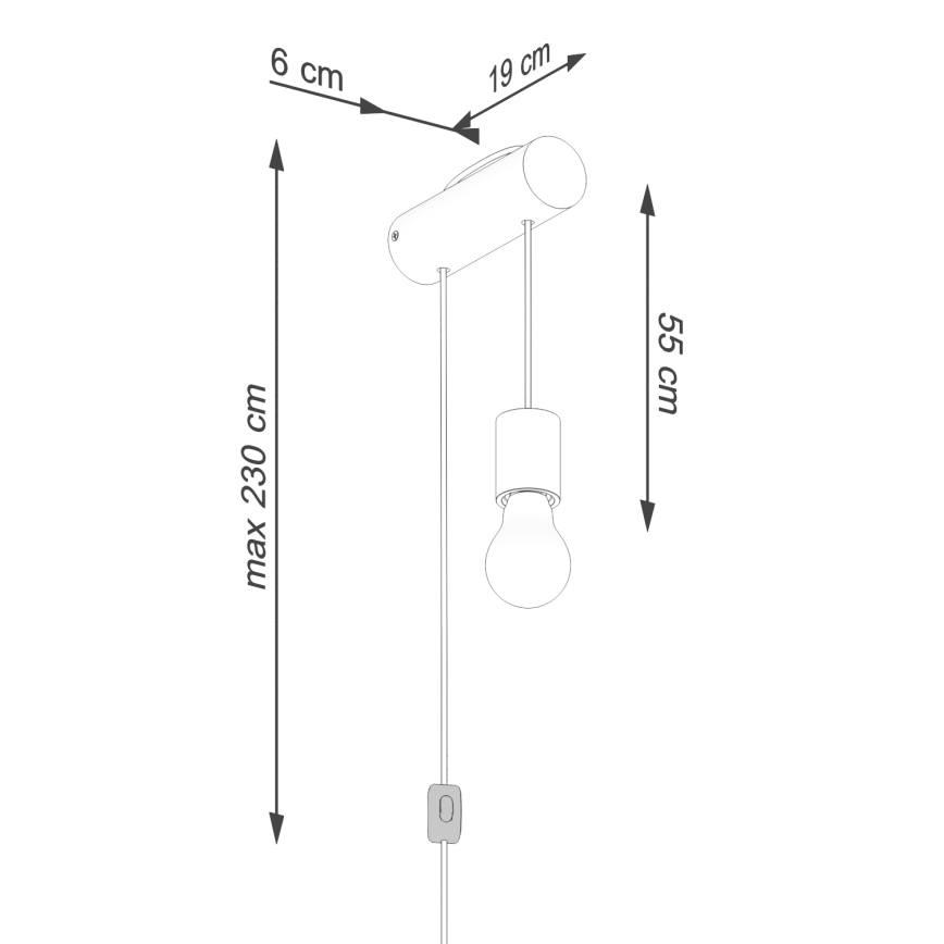 Seinävalaisin NIMBI 1xE27/15W/230V pyökki