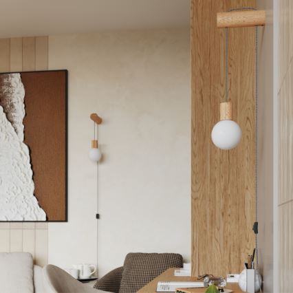 Seinävalaisin NIBMI 1xG9/8W/230V pyökki