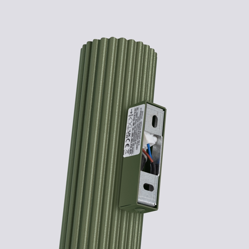 Seinävalaisin KARBON 2xGU10/10W/230V vihreä