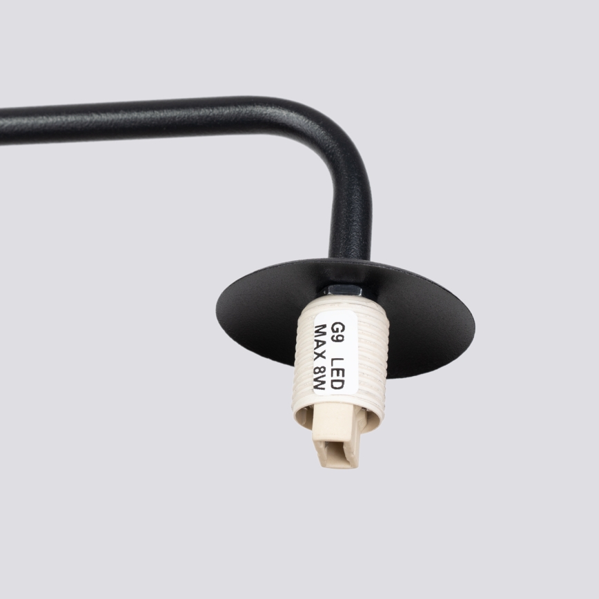 Seinävalaisin ASTRAL 1xG9/8W/230V musta