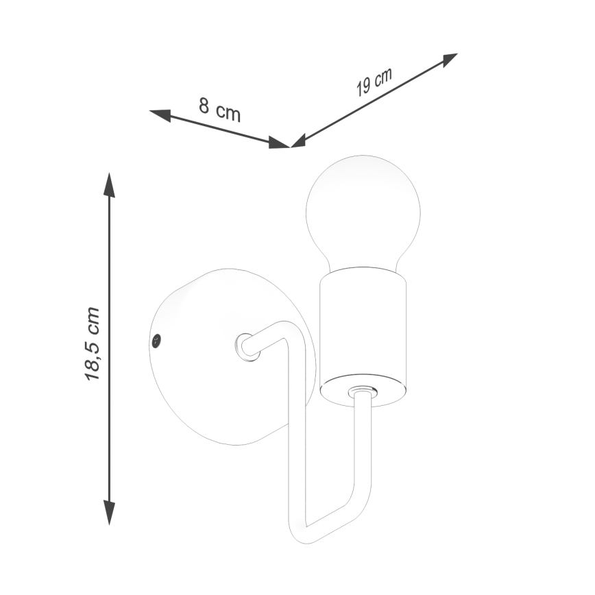 Seinävalaisin TIMBO 1xE27/15W/230V musta/beige/pyökki
