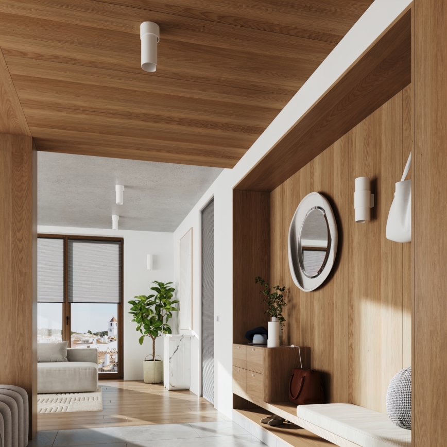 Kattovalo FLASH 1xE27/15W/230V valkoinen