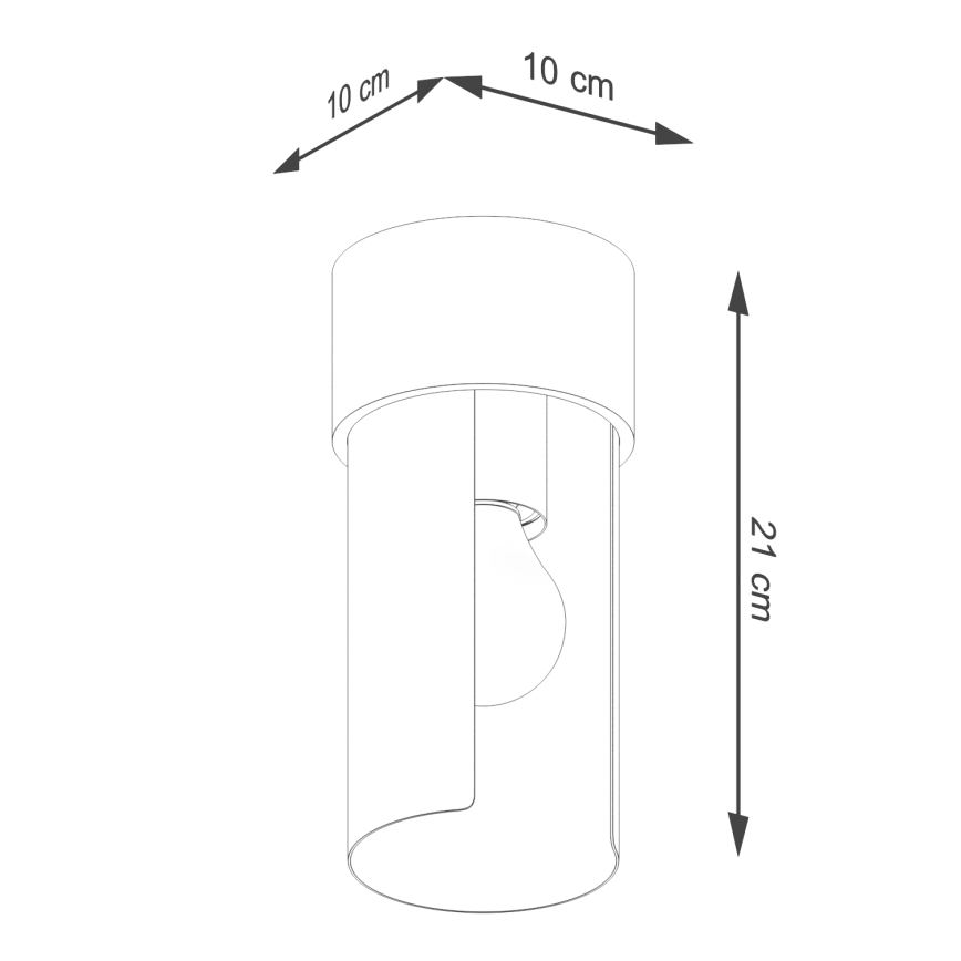 Kattovalo FLASH 1xE27/15W/230V valkoinen