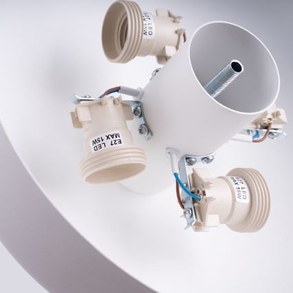 Kattovalaisin OMIQ 4xE27/15W/230V, halkaisija 30 cm, valkoinen