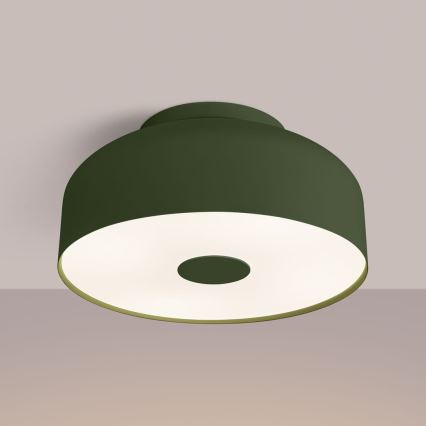 Kattovalaisin OMIQ 4xE27/15W/230V, Ø 30 cm, vihreä