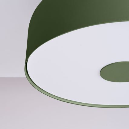 Kattovalaisin OMIQ 4xE27/15W/230V, Ø 30 cm, vihreä