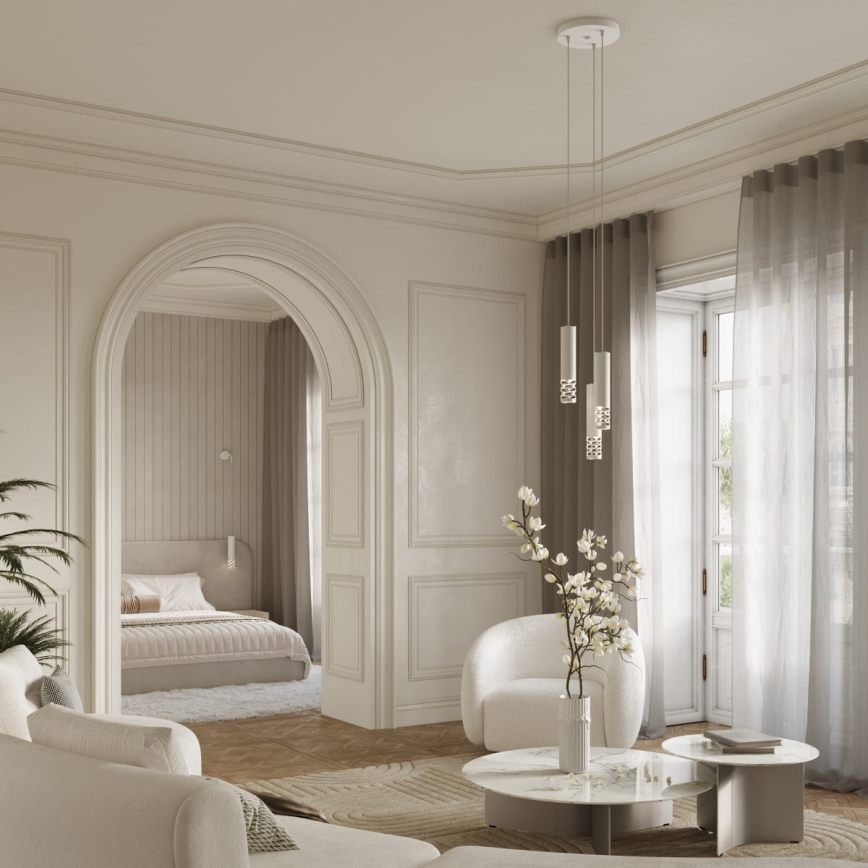 Seinävalaisin LIRO 1xGU10/10W/230V valkoinen