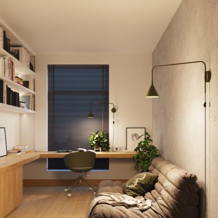 Seinävalaisin NOX 1xE14/10W/230V vihreä