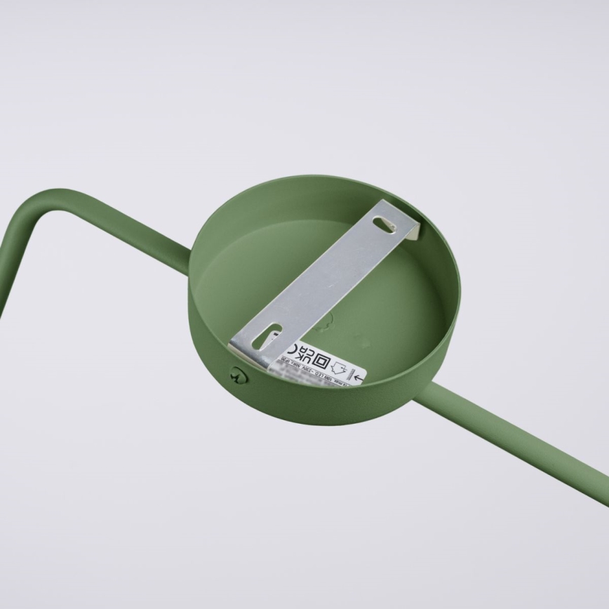 Seinävalaisin NOX 1xE14/10W/230V vihreä