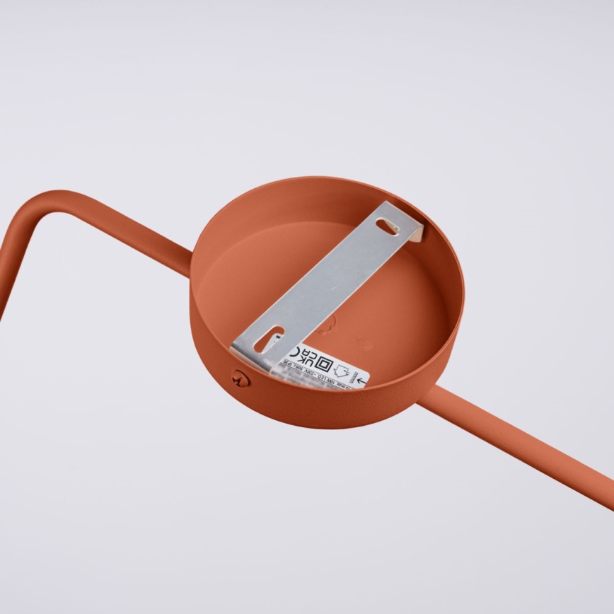 Seinävalaisin NOX 1xE14/10W/230V oranssi