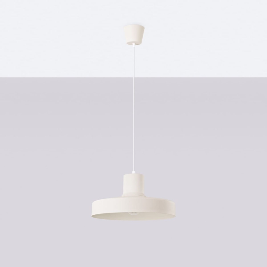 Kattokruunu johdossa BILO 1xE27/15W/230V halkaisija 35 cm kerma