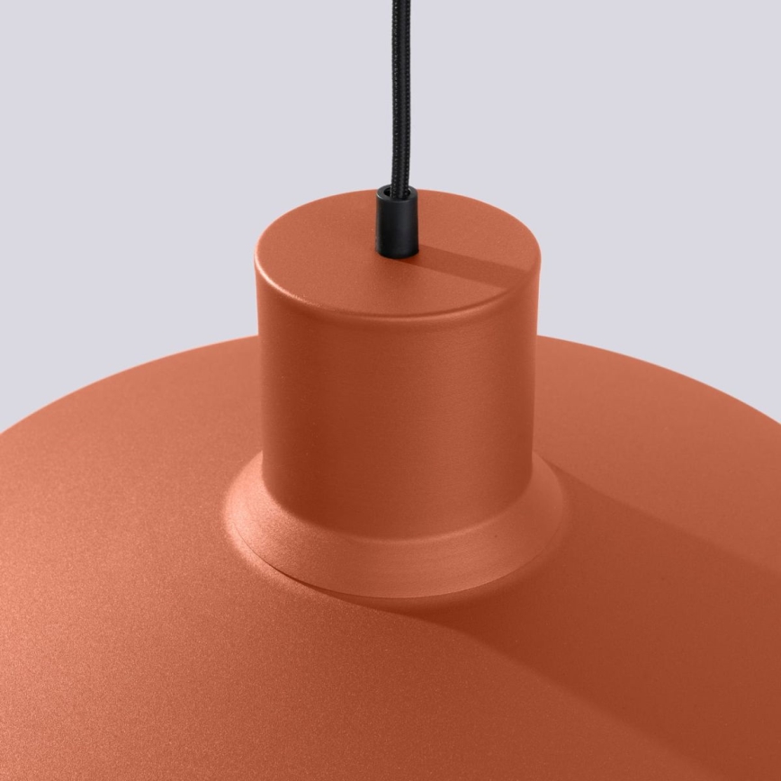 Kattokruunu johdossa BILO 1xE27/15W/230V halkaisija 35 cm oranssi