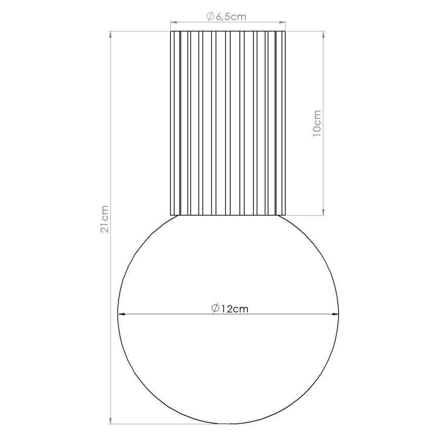 Kylpyhuoneen kattovalaisin HALO 1xG9/8W/230V halkaisija 12 cm IP44 valkoinen