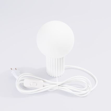 Pöytävalaisin HALO 1xG9/8W/230V halkaisija 12 cm valkoinen