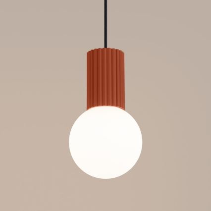 Kattokruunu johdossa HALO 1xG9/8W/230V halkaisija 12 cm oranssi