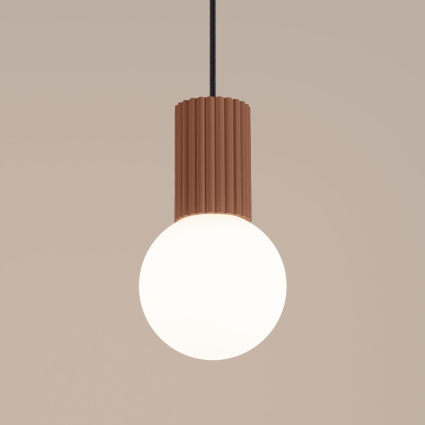 Kattokruunu johdossa HALO 1xG9/8W/230V halkaisija 12 cm ruskea