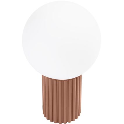 Pöytävalaisin HALO 1xG9/8W/230V halkaisija 12 cm ruskea