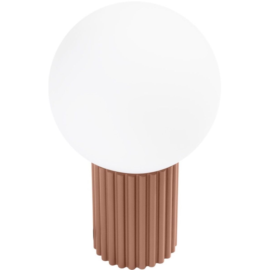 Pöytävalaisin HALO 1xG9/8W/230V halkaisija 12 cm ruskea