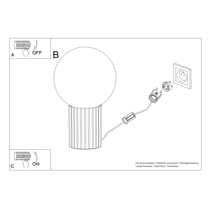 Pöytävalaisin HALO 1xG9/8W/230V halkaisija 12 cm ruskea