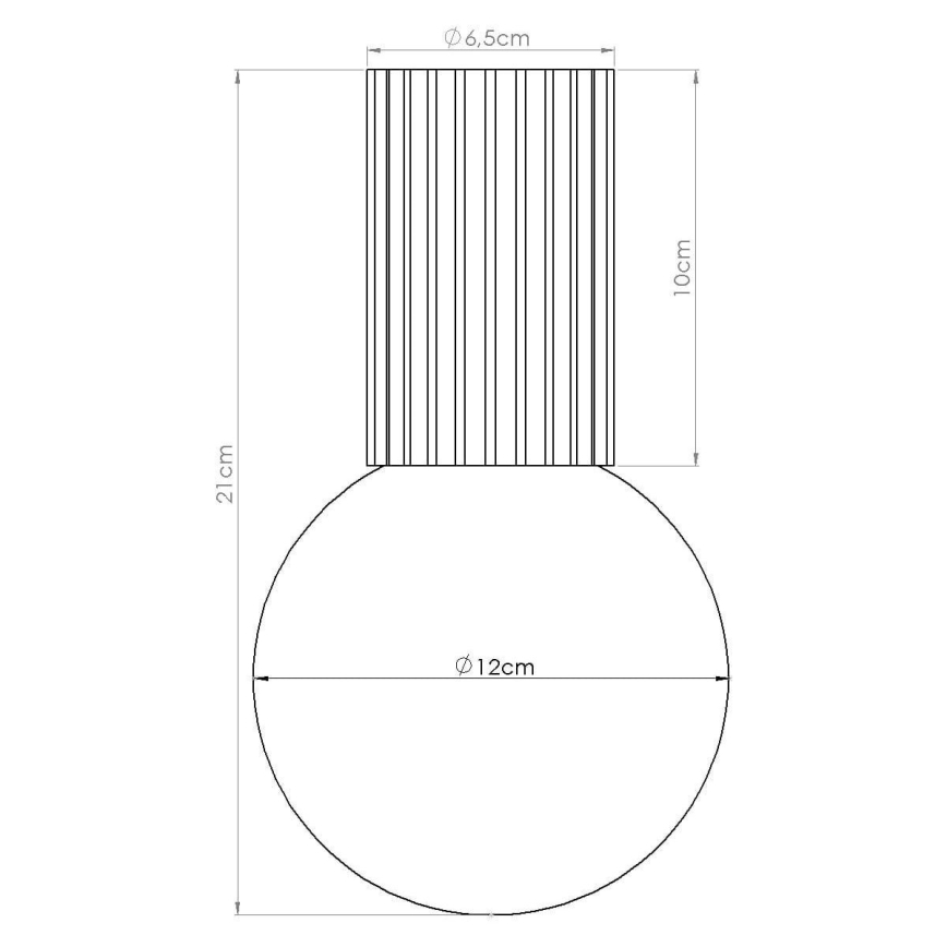 Kylpyhuoneen kattovalaisin HALO 1xG9/8W/230V halkaisija 12 cm IP44 sininen