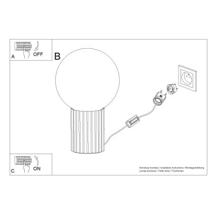 Pöytävalaisin HALO 1xG9/8W/230V halkaisija 12 cm sininen