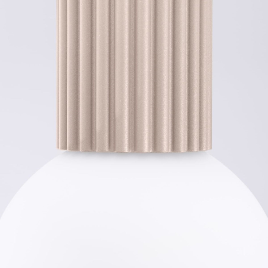 Kylpyhuoneen kattovalaisin HALO 1xG9/8W/230V halkaisija 12 cm IP44 beige