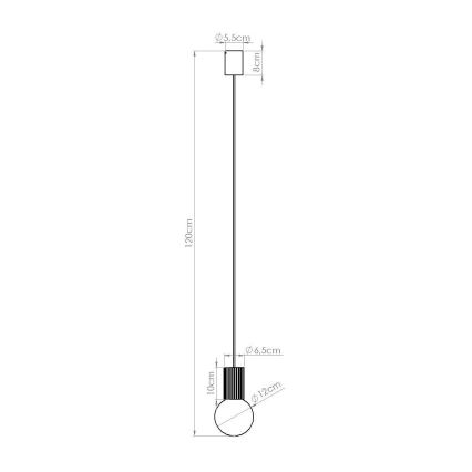 Kattokruunu johdossa HALO 1xG9/8W/230V halkaisija 12 cm vaaleanpunainen