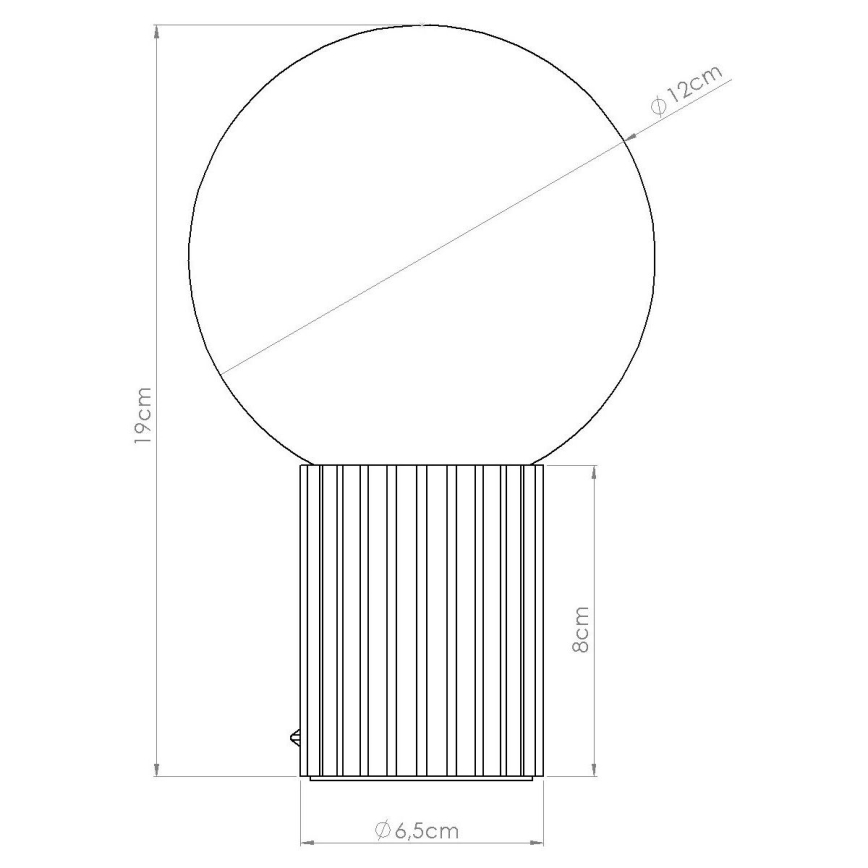 Pöytävalaisin HALO 1xG9/8W/230V halkaisija 12 cm vaaleanpunainen