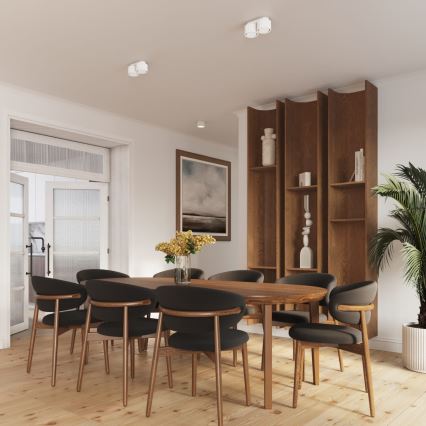 Kohdevalaisin AURA 1xGX53/10W/230V 6 cm valkoinen