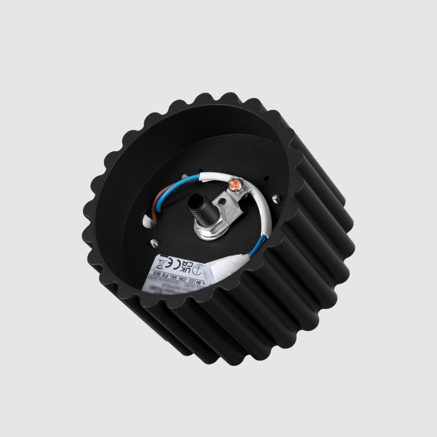 AURA spottivalaisin 1xGX53/10W/230V 6 cm musta