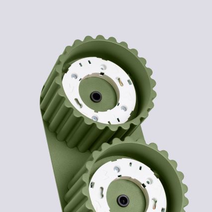 Spottivalaisin AURA 2xGX53/10W/230V vihreä