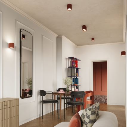 Spottivalaisin AURA 1xGU10/10W/230V 10 cm oranssi