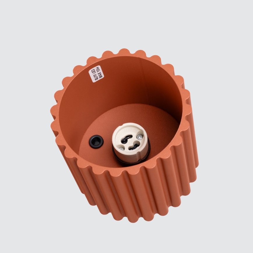 Spottivalaisin AURA 1xGU10/10W/230V 10 cm oranssi