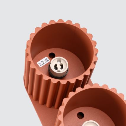 Kohdevalaisin AURA 2xGU10/10W/230V oranssi