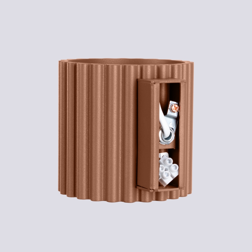 Seinävalaisin AURA 1xG9/10W/230V ruskea