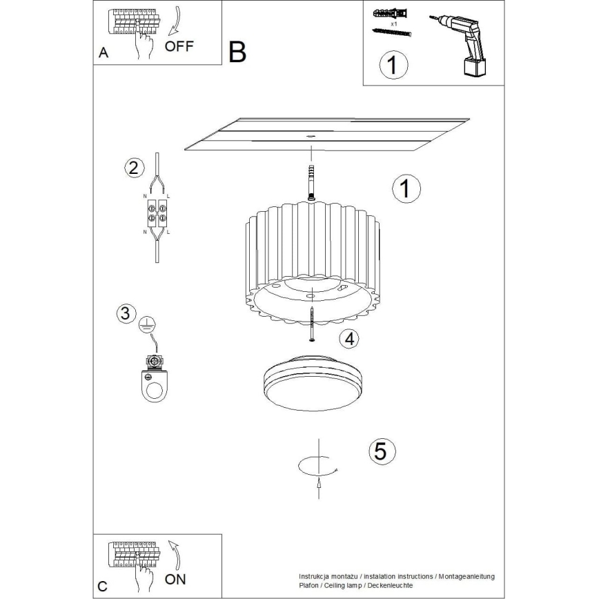 Kohdevalaisin AURA 1xGX53/10W/230V 6 cm ruskea