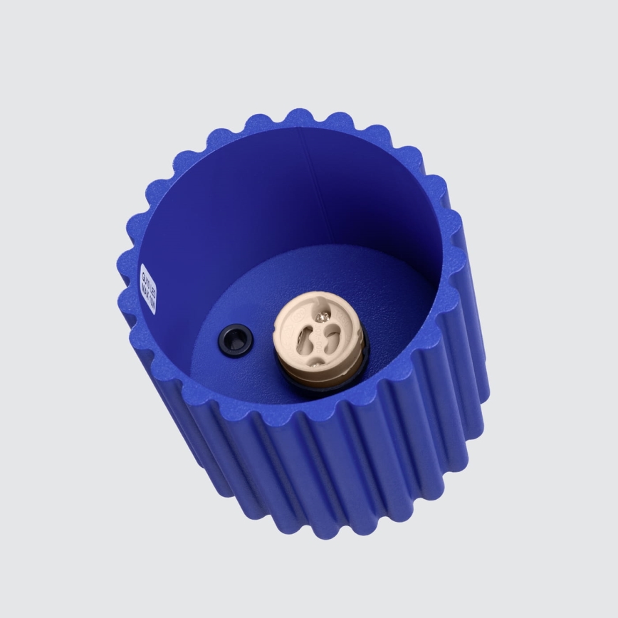 AURA-kohdevalaisin 1xGU10/10W/230V 10 cm, sininen